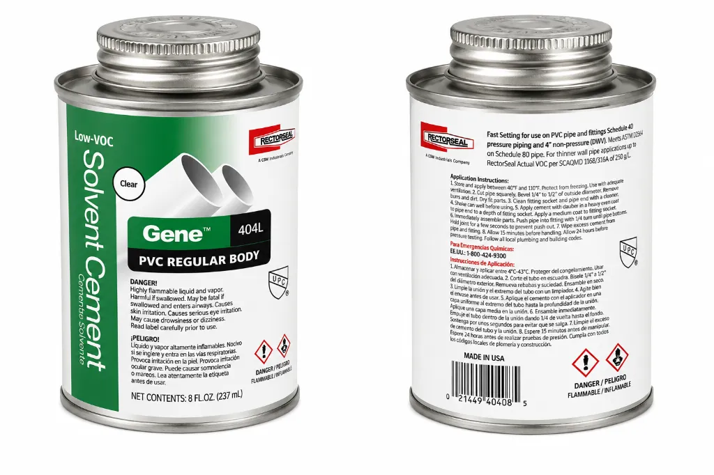PVC Regular Body Solvent Cement – Clear