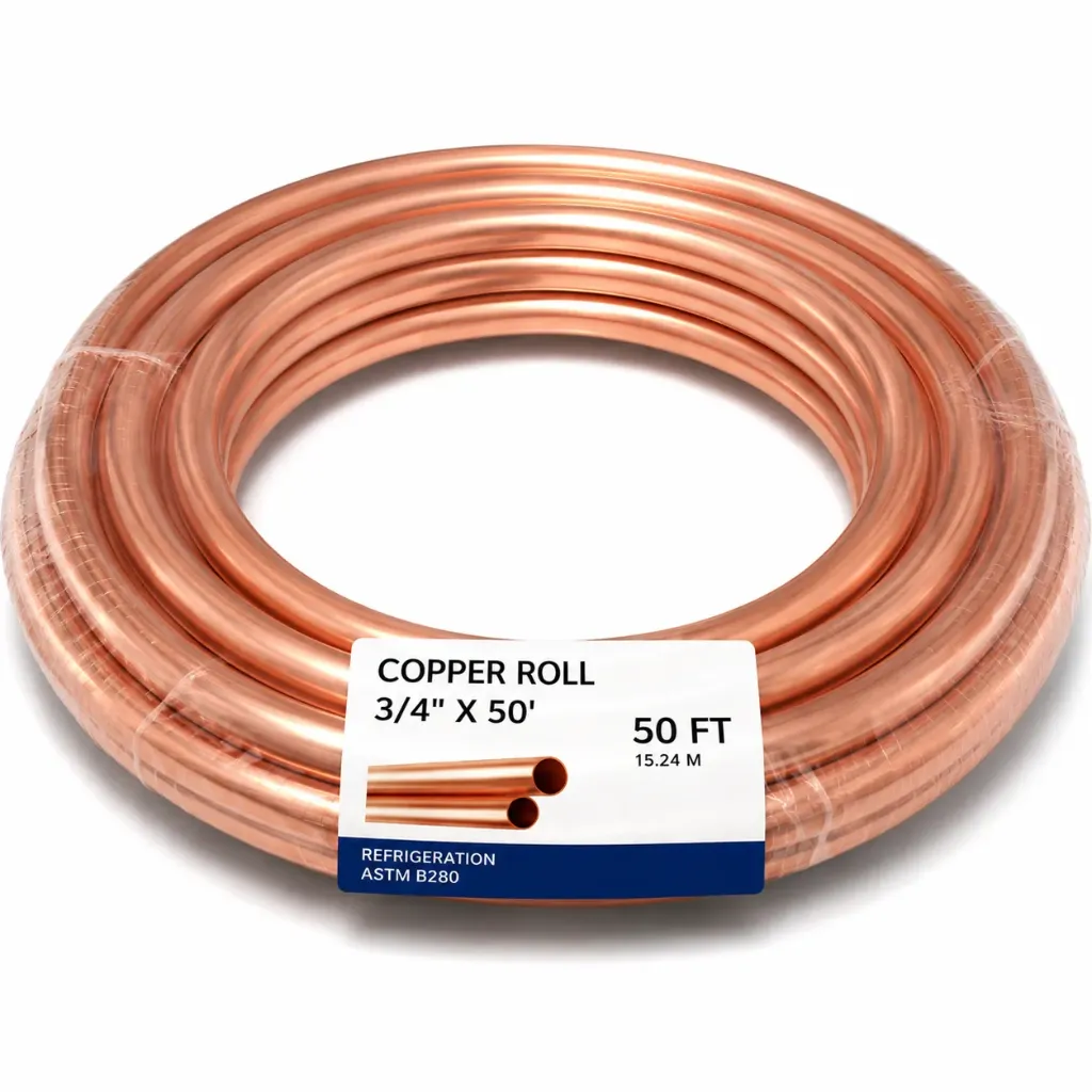 3/4 50FT COPPER ROLL