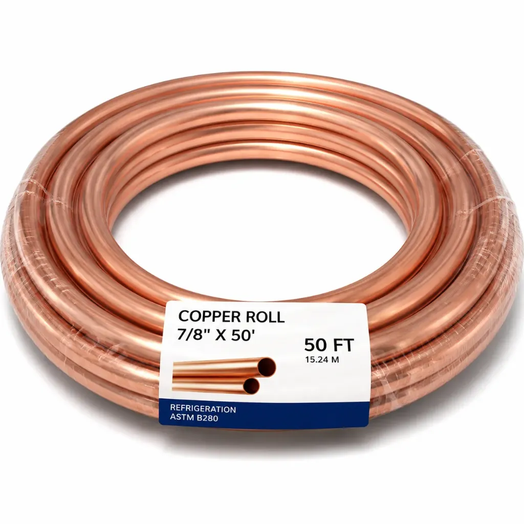 7/8 50FT COPPER ROLL